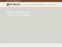Tablet Screenshot of mpala.dk